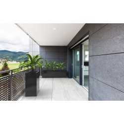 OSŁONKA FIBERGLASS MROZOODPORNA PROSTOKĄTNA CZARNA