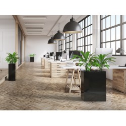 OSŁONKA FIBERGLASS MROZOODPORNA PROSTOKĄTNA CZARNA