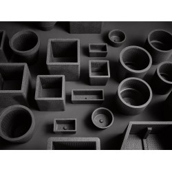 Donica IQ Conical Square czarna