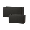 Donica IQ Long Cube - komplet 2 szt czarna