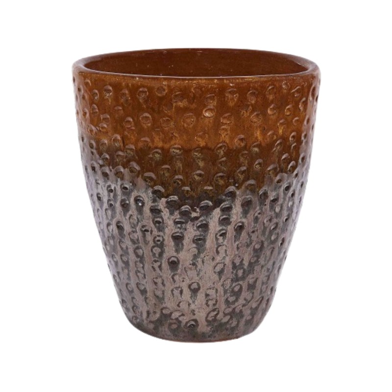 DONICA CERAMICZNA SZKLIWIONA COPPER 43,5x38cm