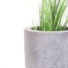 Mrozoodporna donica z FIBERGLASS - CYGARO jasny beton