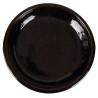 Podstawka ceramiczna szkliwiona czarna mrozoodporna