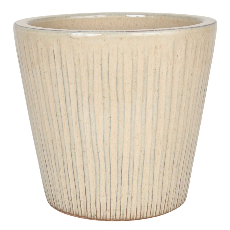 DONICA CERAMICZNA SZKLIWIONA KREM 200-4378