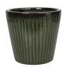 DONICA CERAMICZNA SZKLIWIONA ZIELONA 200-4378