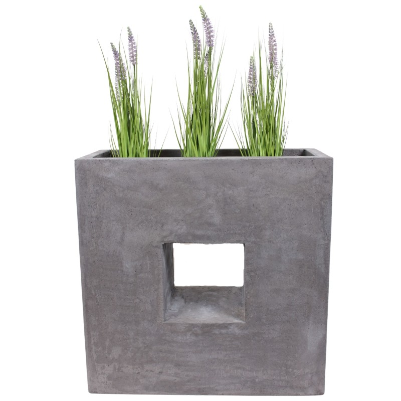 Mrozoodporna osłonka FIBERGLASS- OKNO ciemny beton