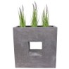 Mrozoodporna osłonka FIBERGLASS- OKNO ciemny beton