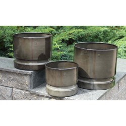 DONICA METALOWA WOODLOG SZARA