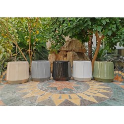 OSŁONKA CERAMICZNA SZKLIWIONA BIAŁA KOMPLET 2SZT