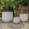 OSŁONKA CERAMICZNA SZKLIWIONA BIAŁA KOMPLET