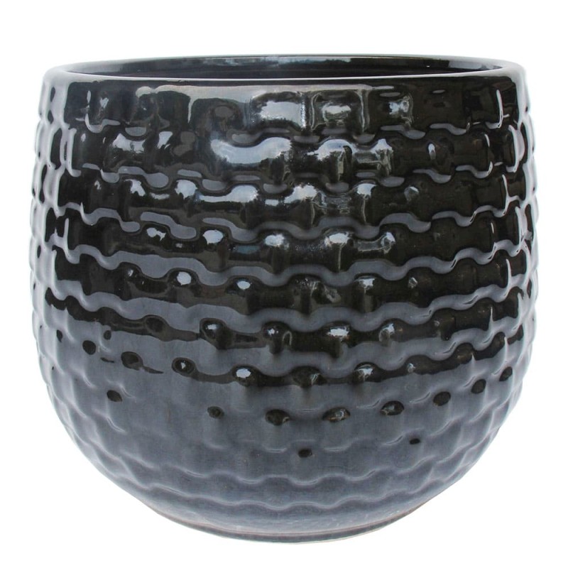 OSŁONKA CERAMICZNA SZKLIWIONA CZARNA KOMPLET