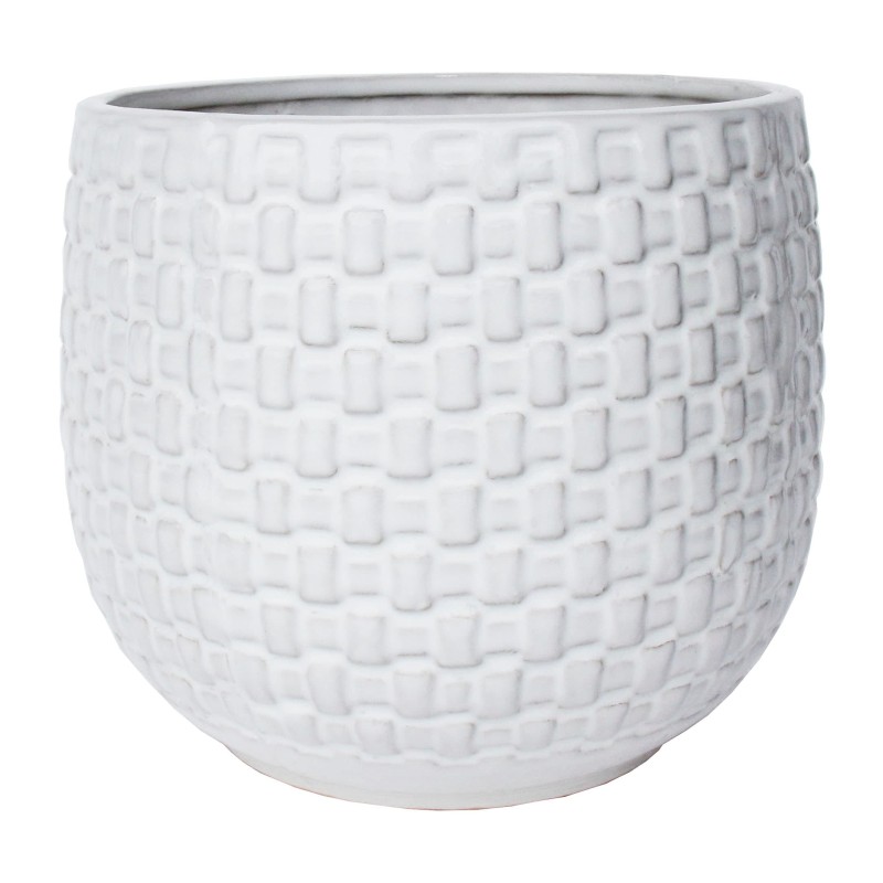 OSŁONKA CERAMICZNA SZKLIWIONA BIAŁA KOMPLET