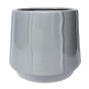 OSŁONKA CERAMICZNA SZKLIWIONA SZARA KOMPLET 2SZT