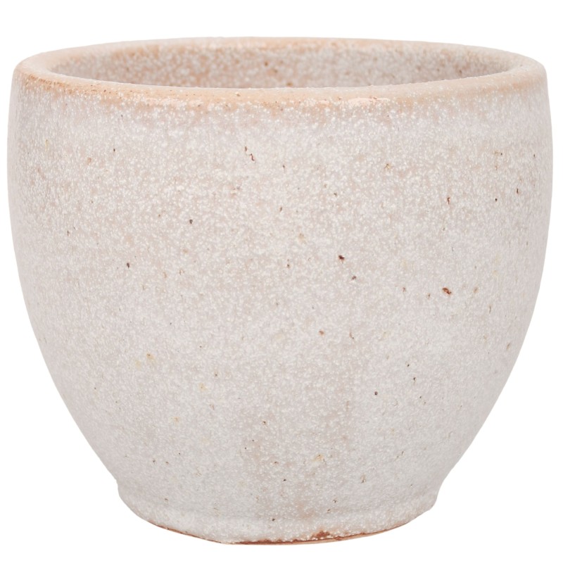 DONICA CERAMICZNA SZKLIWIONA MROZOODPORNA PLAIN