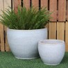 DONICA CERAMICZNA SZKLIWIONA MROZOODPORNA PLAIN
