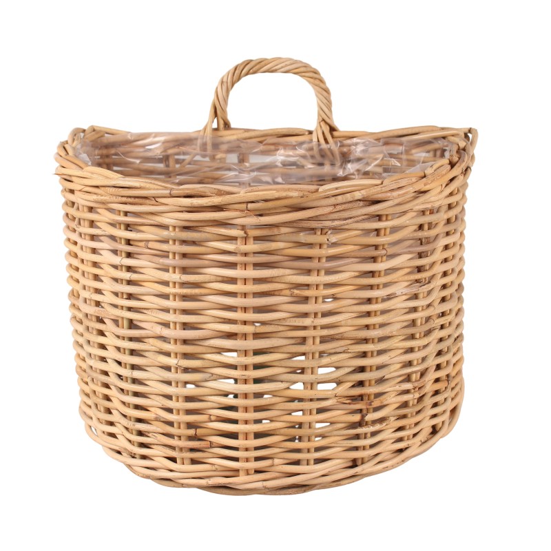 OSŁONKA HAMPER RATTAN NATURAL KOMPLET 2SZT.