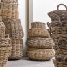 OSŁONKA UFO RATTAN KOBO SZARA KOMPLET 2 szt.