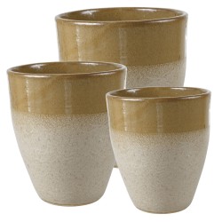 DONICA CERAMICZNA MROZOODPORNA SZKLIWIONA SANDY