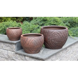 OSŁONKA PATTAYA CERAMICZNA BRĄZOWA