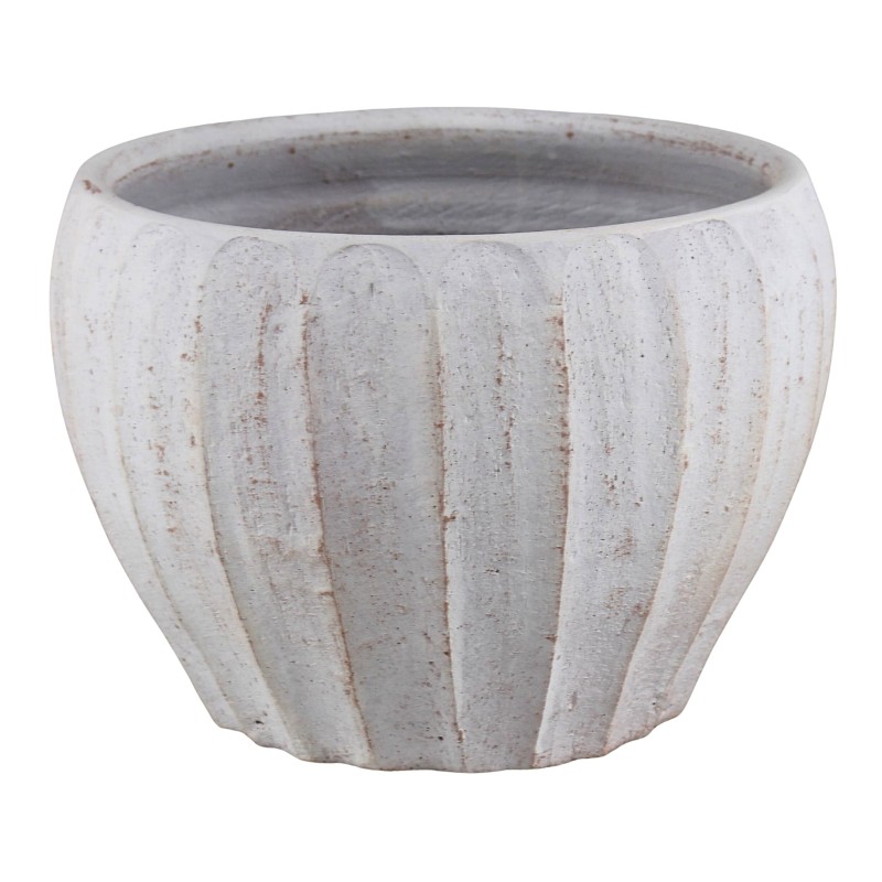 OSŁONKA PHUKET CERAMICZNA BIAŁY ANTYK