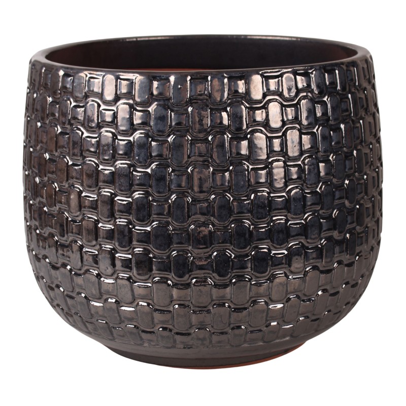 OSŁONKA CERAMICZNA SZKLIWIONA SREBRNA KOMPLET 3SZT
