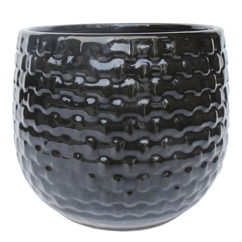 DONICA SZKLIWIONA CERAMICZNA CZARNA