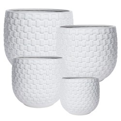 DONICA SZKLIWIONA CERAMICZNA BIAŁA