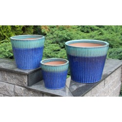 DONICA CERAMICZNA SZKLIWIONA BICOLOR 200-4378