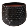 OSŁONKA CERAMICZNA SZKLIWIONA CZARNA KOMPLET