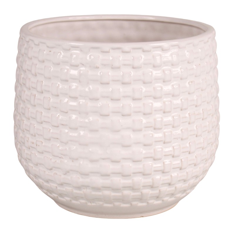 DONICA SZKLIWIONA CERAMICZNA BIAŁA