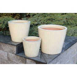 DONICA CERAMICZNA SZKLIWIONA KREM 200-4378