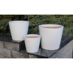 DONICA CERAMICZNA SZKLIWIONA KREMOWA 200-4378