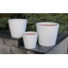 DONICA CERAMICZNA SZKLIWIONA KREMOWA 200-4378