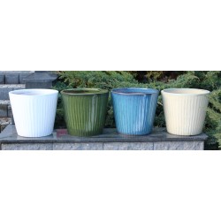DONICA CERAMICZNA SZKLIWIONA KREMOWA 200-4378