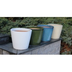 DONICA CERAMICZNA SZKLIWIONA KREMOWA 200-4378