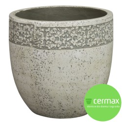 DONICA OKRĄGŁA LEKKI CEMENT BIAŁA MROZOODPORNA