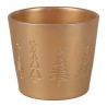 OSŁONKA CERAMICZNA 811 XMAS TREE 12x13,5 ZŁOTA