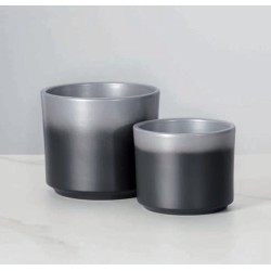 OSŁONKA CERAMICZNA CYLINDER SERIA 994 SREBRO/ANTRACYT 12,5x11