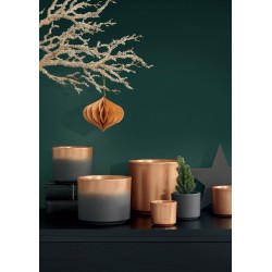 OSŁONKA CERAMICZNA CYLINDER SERIA 994 ZŁOTO/ANTRACYT