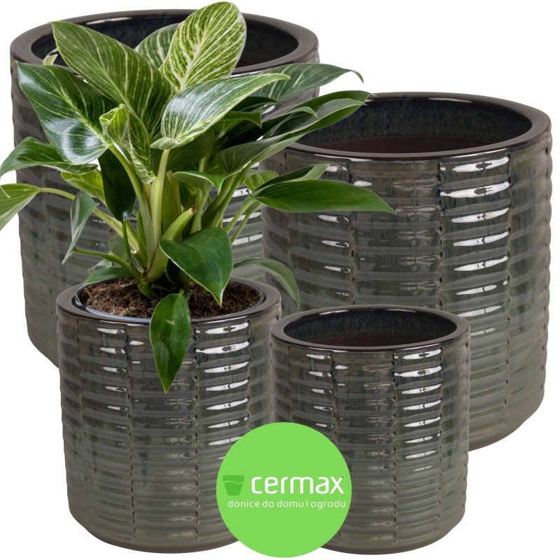 DONICA CERAMICZNA SZKLIWIONA MROZOODPORNA