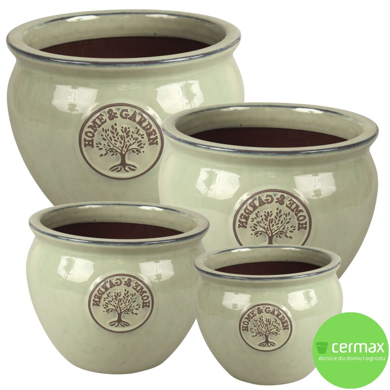 DONICA CERAMICZNA SZKLIWIONA MROZOODPORNA