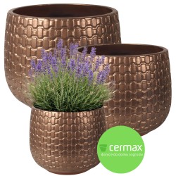 DONICA SZKLIWIONA CERAMICZNA ZŁOTA