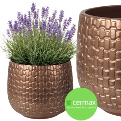 DONICA SZKLIWIONA CERAMICZNA ZŁOTA