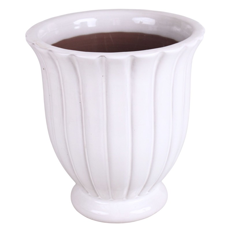 DONICA SZKLIWIONA CERAMICZNA BIAŁA