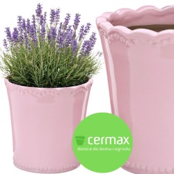 DONICA SZKLIWIONA CERAMICZNA RÓŻOWA